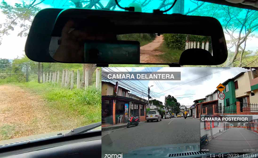 Espejo retrovisor con cámara
